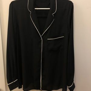 Zara Basic collection black shirt
